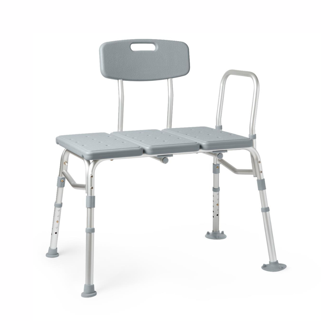 Transfer Bench with Backrest and Pushbutton (G3-100KBRX1) By Medline
