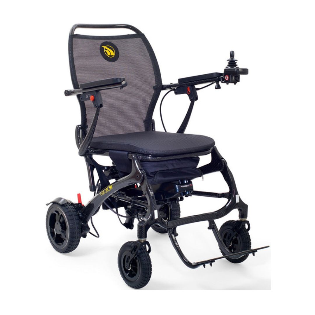 Cricket GP302 Carbon Fiber Electric Power Chair by Golden – Lightweight & Foldable