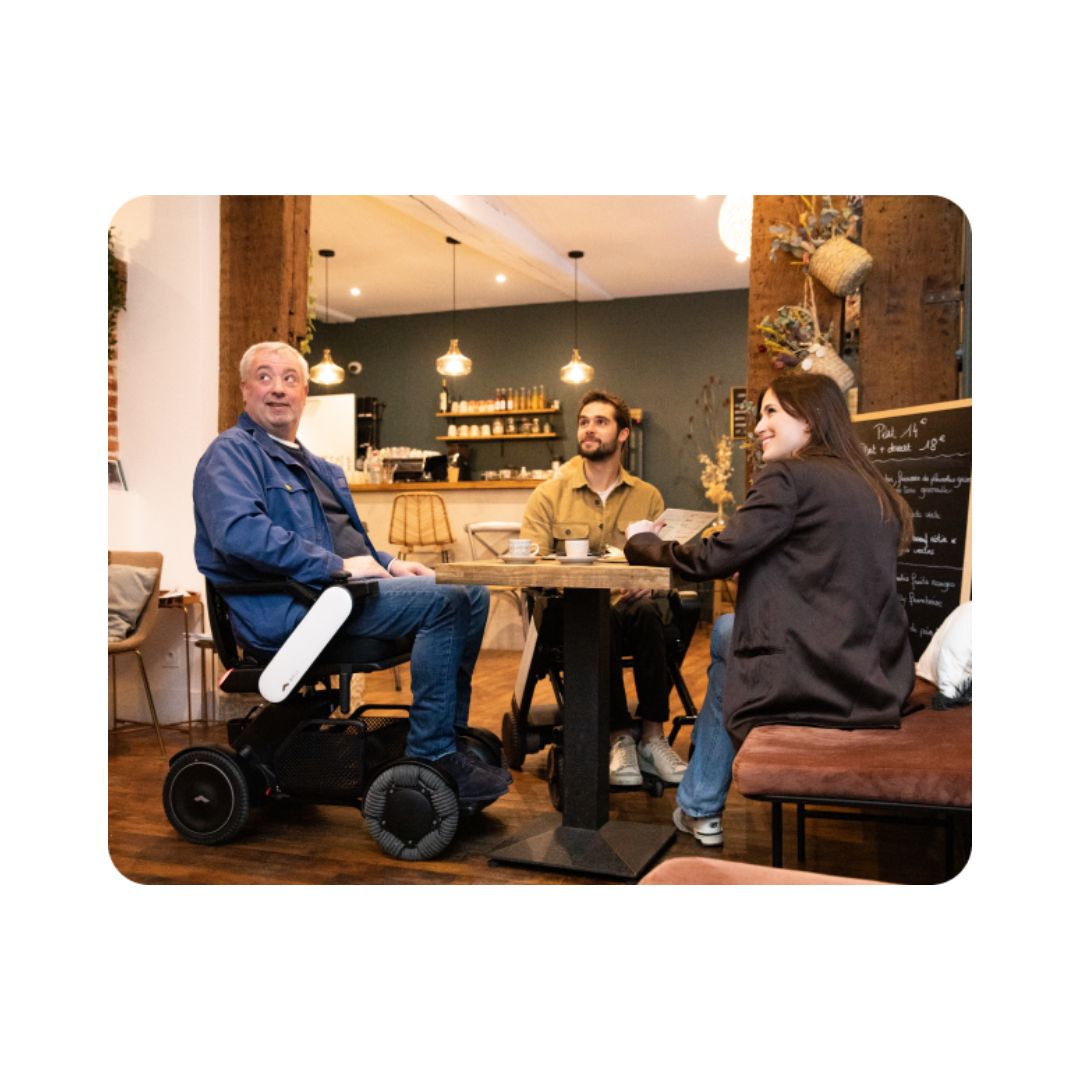 WHILL Model C2 Ergonomic Design & Unique controls