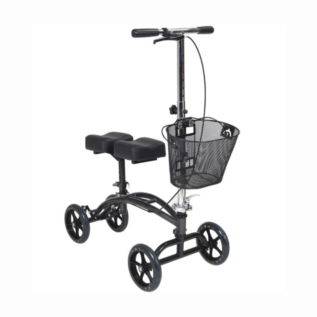 Steerable Knee Walker Dual Pad with Basket (796) By Drive Medical