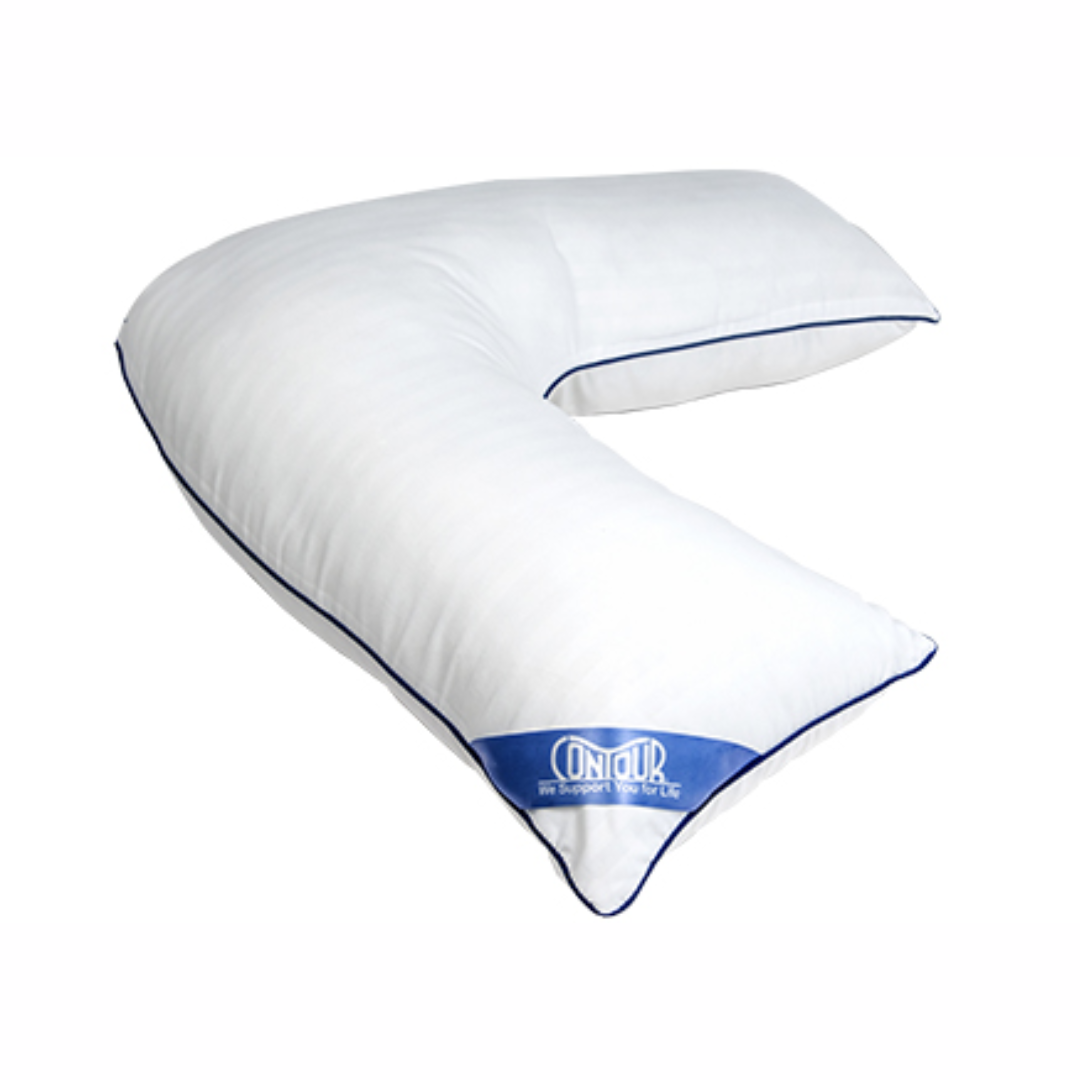 L-Pillow – Side Sleeping Solution for All-Night Comfort & Support (30-801R) by Contour
