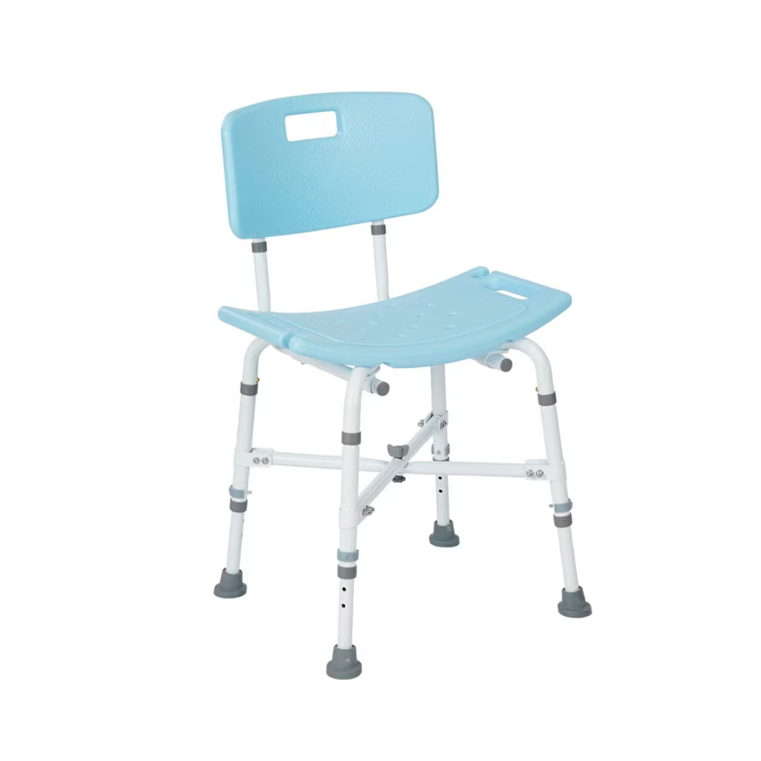 Premium Shower Chair with Back (B4350BL) By Rhythm