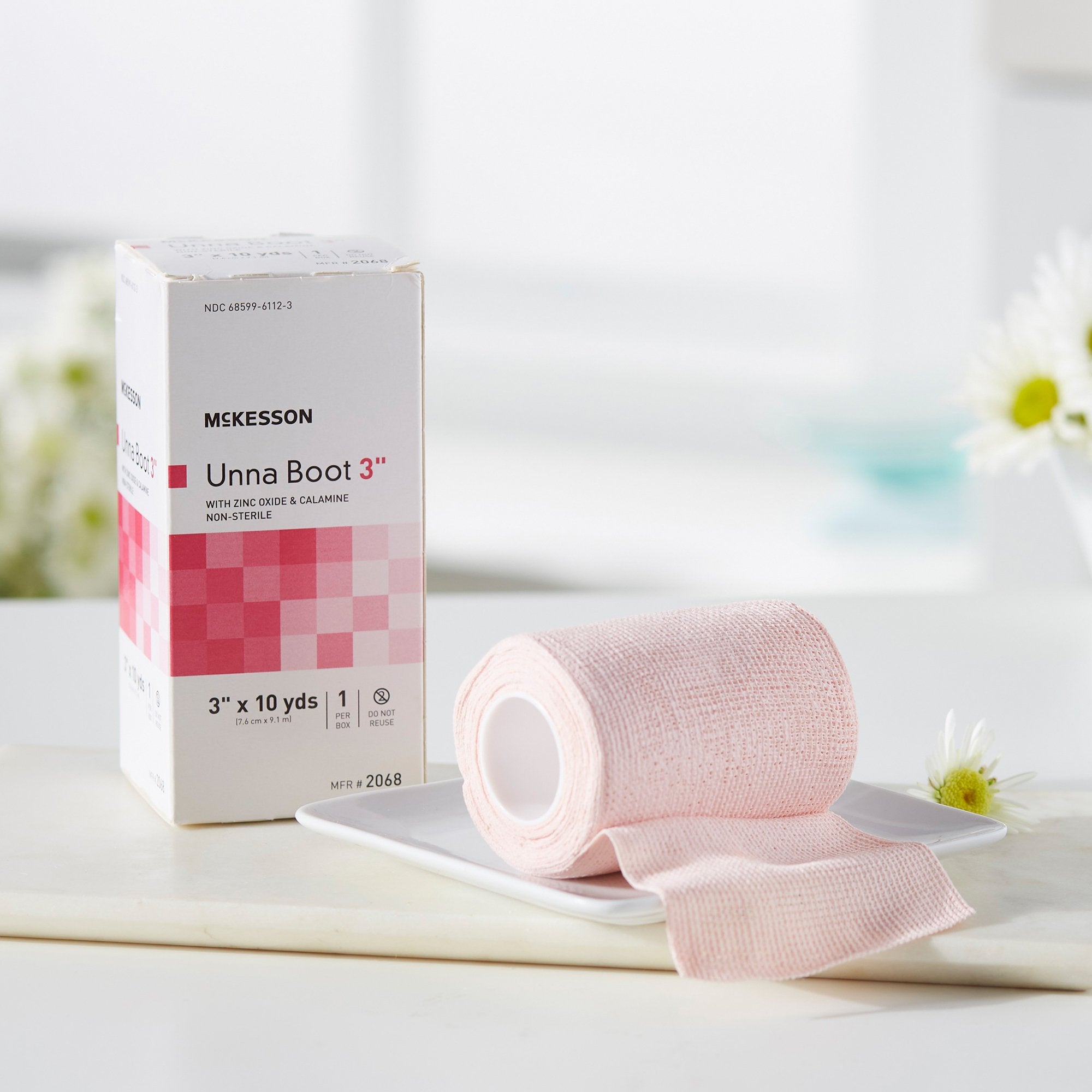 McKesson Unna Boot with Zinc Oxide and Calamine Non-Sterile