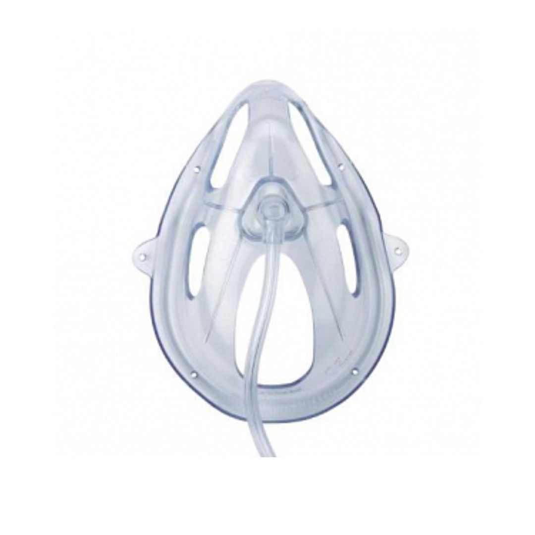 Medline Oxy2Mask Oxygen Masks OP11258ML clear adult disposable oxygen mask with tubing