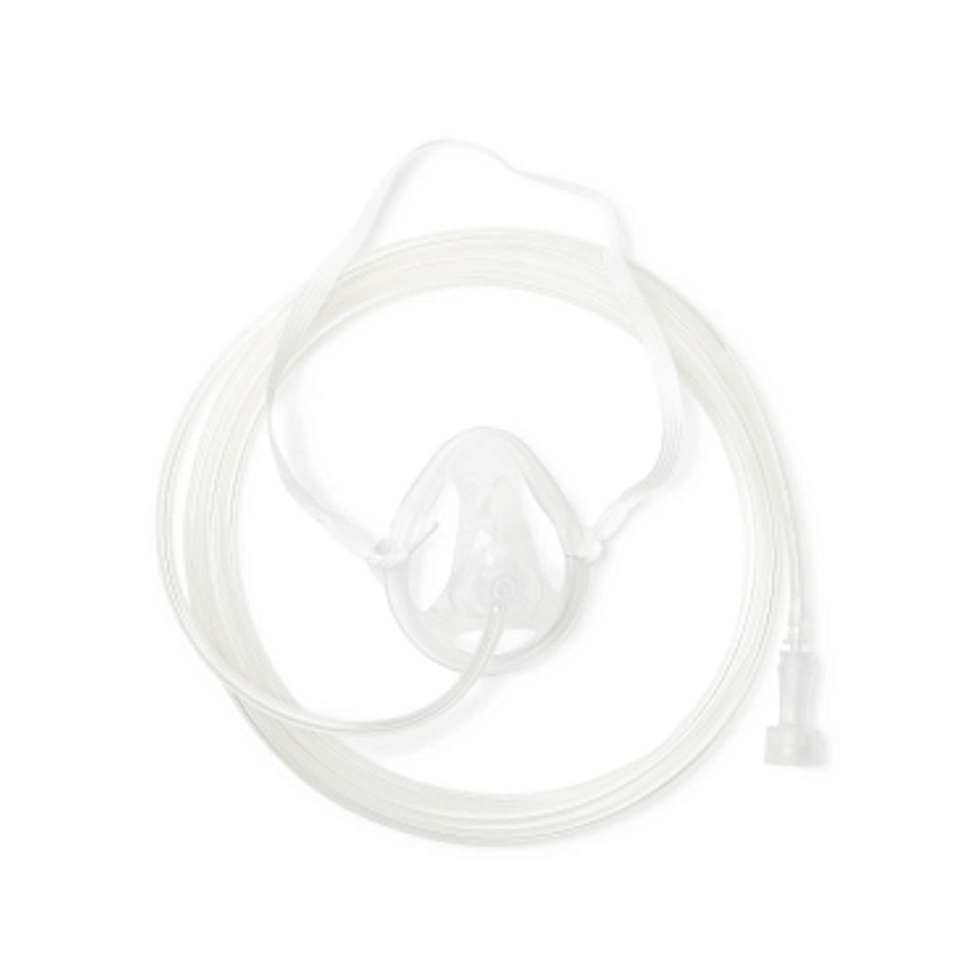 Oxy2Mask Oxygen Masks OT70258ML clear adult oxygen mask with 7 foot tubing and head strap for oxygen therapy